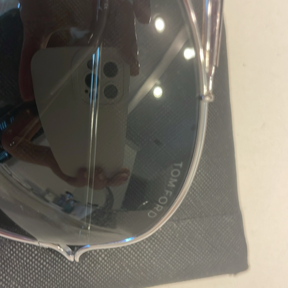 Tom Ford Oversized Silver Miranda Sunglasses - image 3